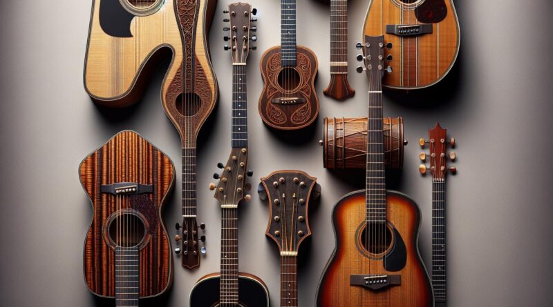 Guitares Folk avec Pan Coupé pour un Style Polyvalent