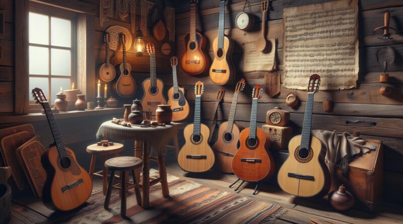 Guitares Folk pour Fans de Folk et de Musique Traditionnelle