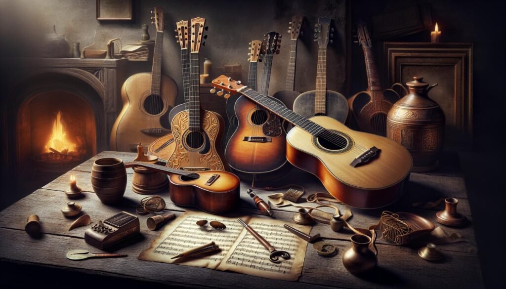 Guitares Folk pour Joueurs de Musique Traditionnelle Irlandaise
