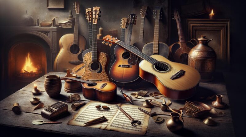 Guitares Folk pour Joueurs de Musique Traditionnelle Irlandaise