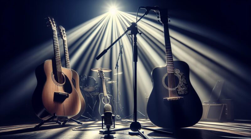 Guitares Folk à Grande Projection Sonore : Idéales pour la Scène