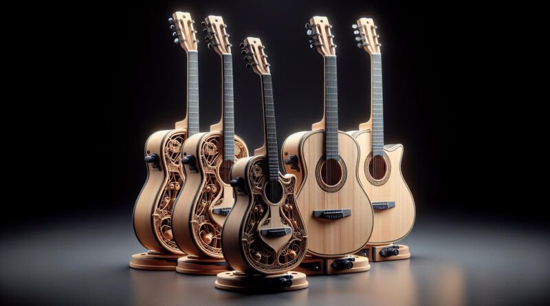 Guitares Folk pour Joueurs Ambidextres : Conception Ergonomique