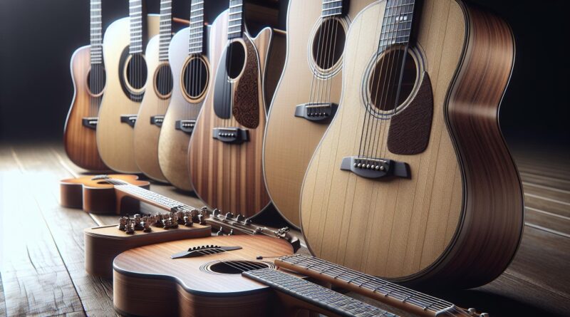 Guitares Folk Adaptées aux Enregistrements Acoustiques et Amplifiés