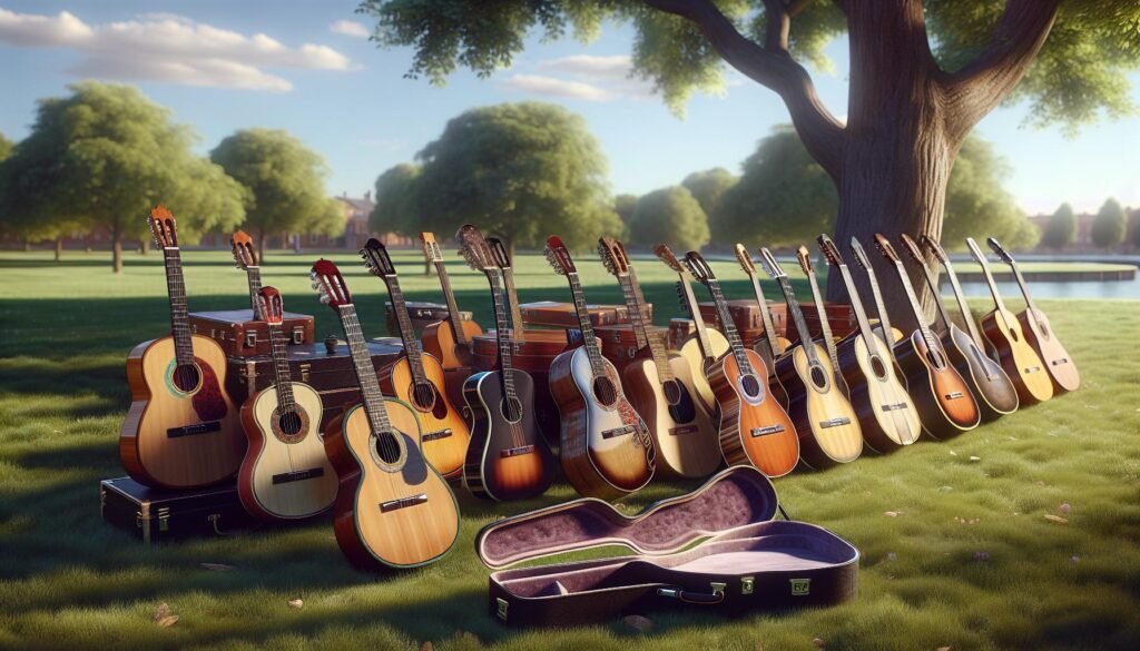 Sélection des Guitares Folk pour Jouer en Plein Air