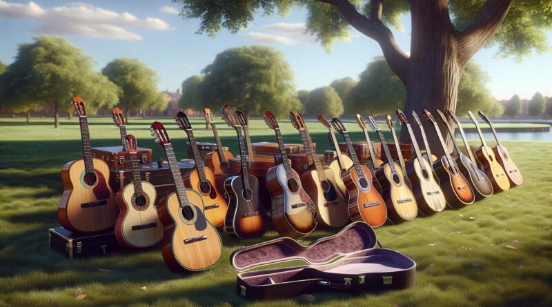 Sélection des Guitares Folk pour Jouer en Plein Air