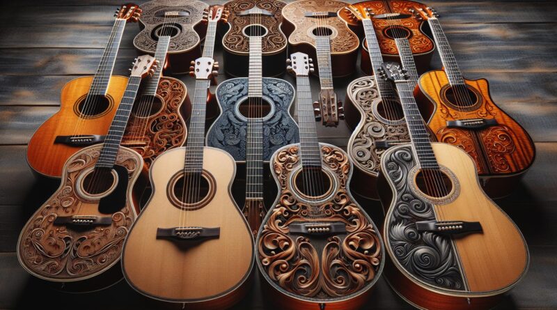Les Guitares Folk les plus Plébiscitées pour leurs Finitions Exquises