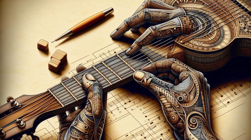 Guitares Folk pour Gauchers : Conception Spécifique pour Jouer Confortablement