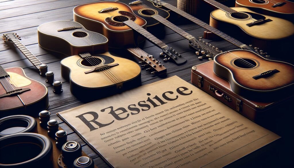 Guitares Folk Rétro : Style Vintage et Son Authentique