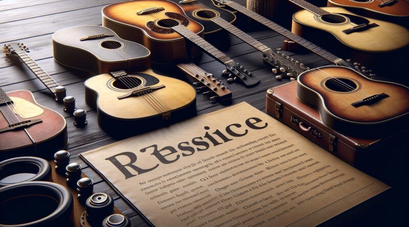 Guitares Folk Rétro : Style Vintage et Son Authentique