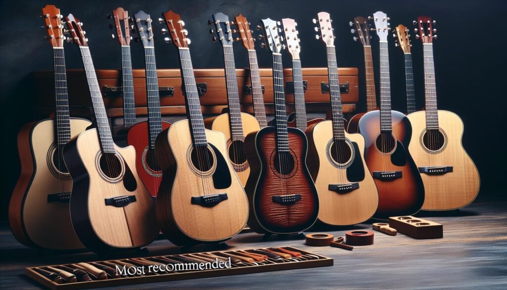 Les Guitares Folk les plus Recommandées par les Professeurs de Musique