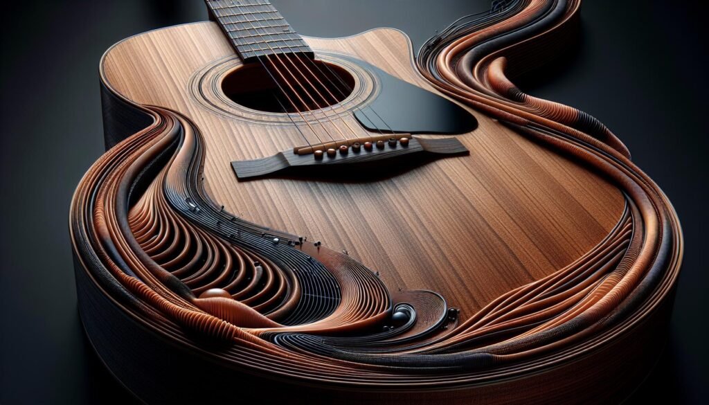 Guitares Folk avec Dos et Éclisses en Bois Massif : Qualité Sonore Supérieure