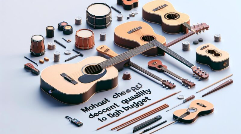 Les Guitares Folk les plus Économiques pour les Budgets Serrés