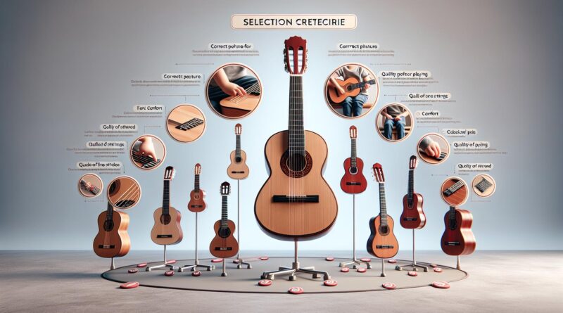 Guitares classiques pour enfants : critères de sélection.
