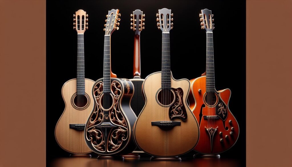 Guitares Classiques avec Pan Coupé pour un Accès Aisé aux Notes Hautes