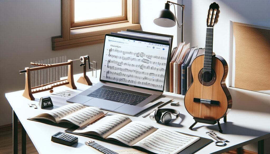 Cours de guitare classique : Ressources et plateformes en ligne examinées