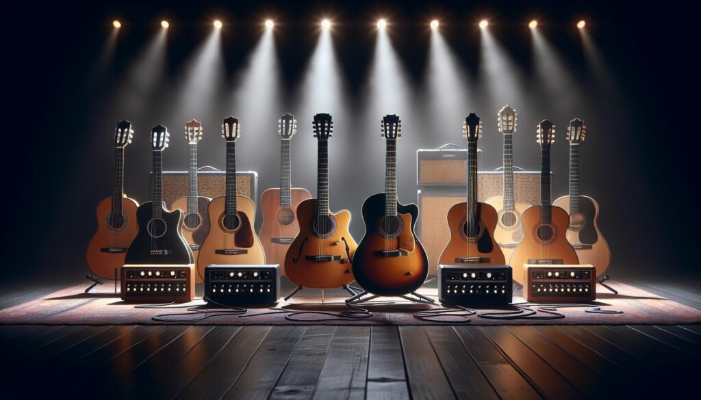 Guitares Classiques avec Préampli : Pratique pour la Scène