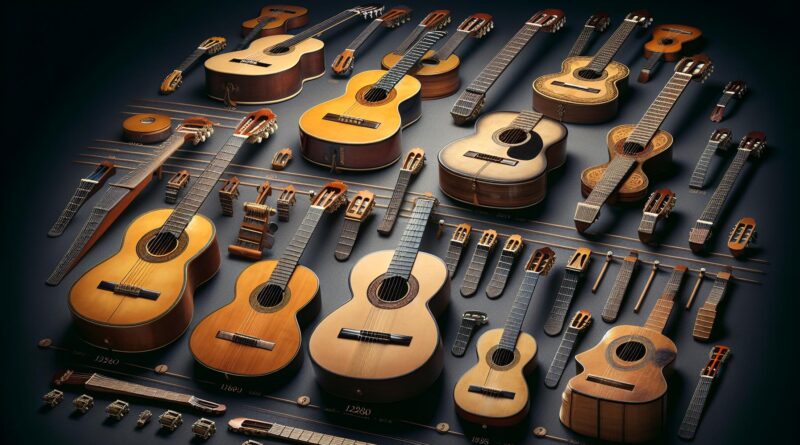 Histoire et évolution des guitares classiques.