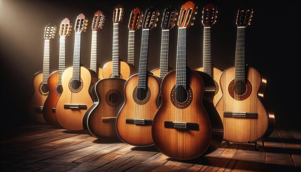 Guitares Classiques pour Musiciens Inspirés par la Musique Latino-Américaine