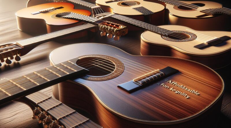 Guitares Classiques Abordables pour Débutants : Qualité/Prix
