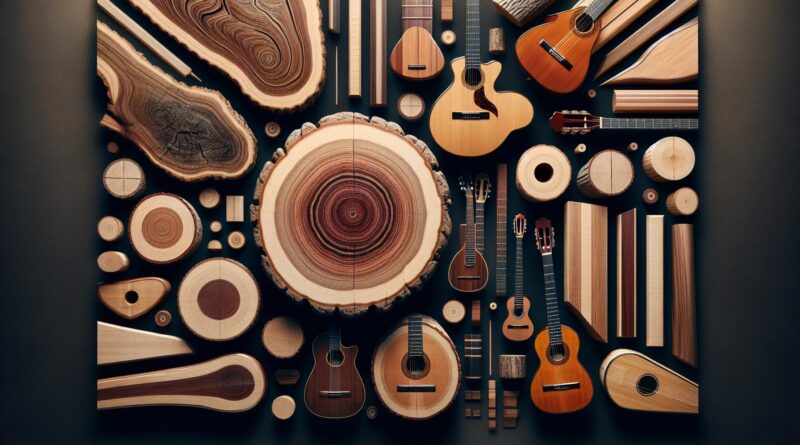 Les différents types de bois utilisés pour fabriquer des guitares classiques et leur impact sur le son.
