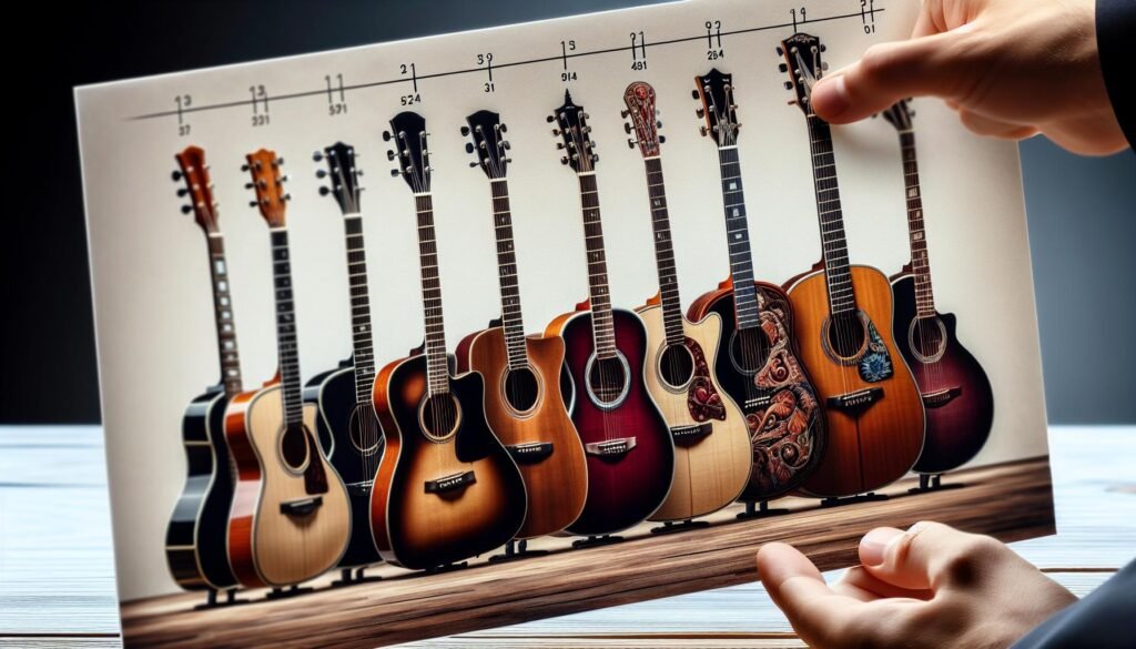 Évaluation des guitares Jumbo avec différents profils de manche