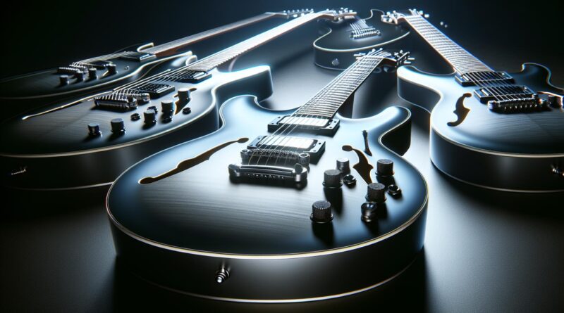 Les guitares électriques hollow body légères et confortables pour de longues sessions de jeu