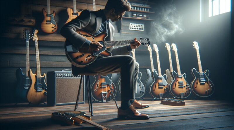 Les avantages des guitares électriques hollow body pour les musiciens débutants