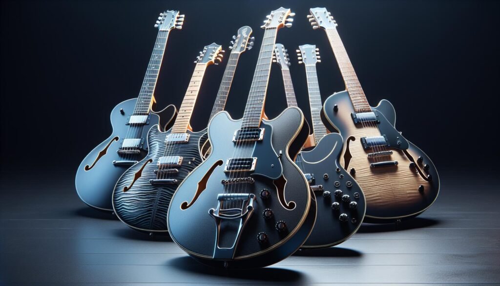 Les guitares électriques hollow body pour les musiciens qui aiment les sonorités pop