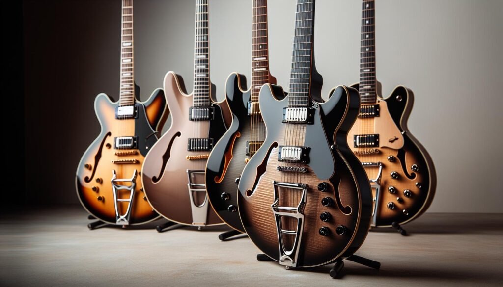 Les guitares électriques hollow body pour les musiciens qui recherchent une sonorité vintage des années 2000
