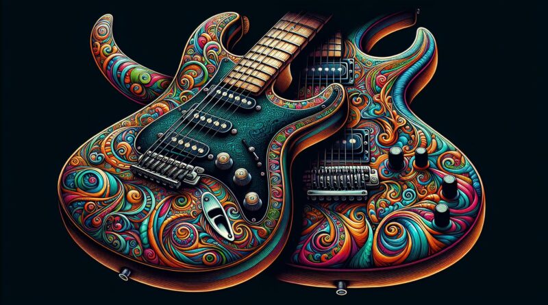 Les modèles de guitares électriques hollow body adaptés aux genres de musique psychédélique