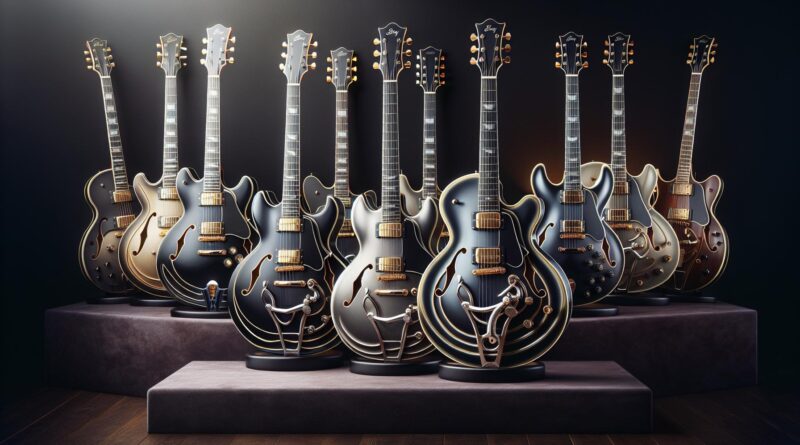 Les guitares électriques hollow body équipées d&rsquo;un vibrato de haute qualité