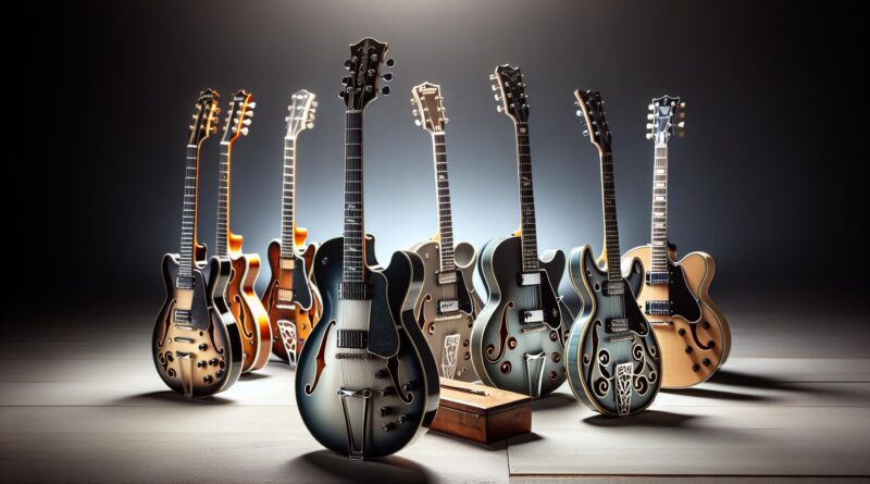 Les guitares électriques hollow body pour les musiciens qui cherchent un instrument élégant et raffiné