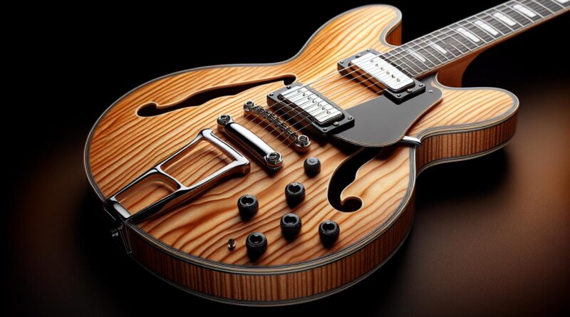 Les guitares électriques hollow body avec un corps en érable pour des sonorités chaleureuses
