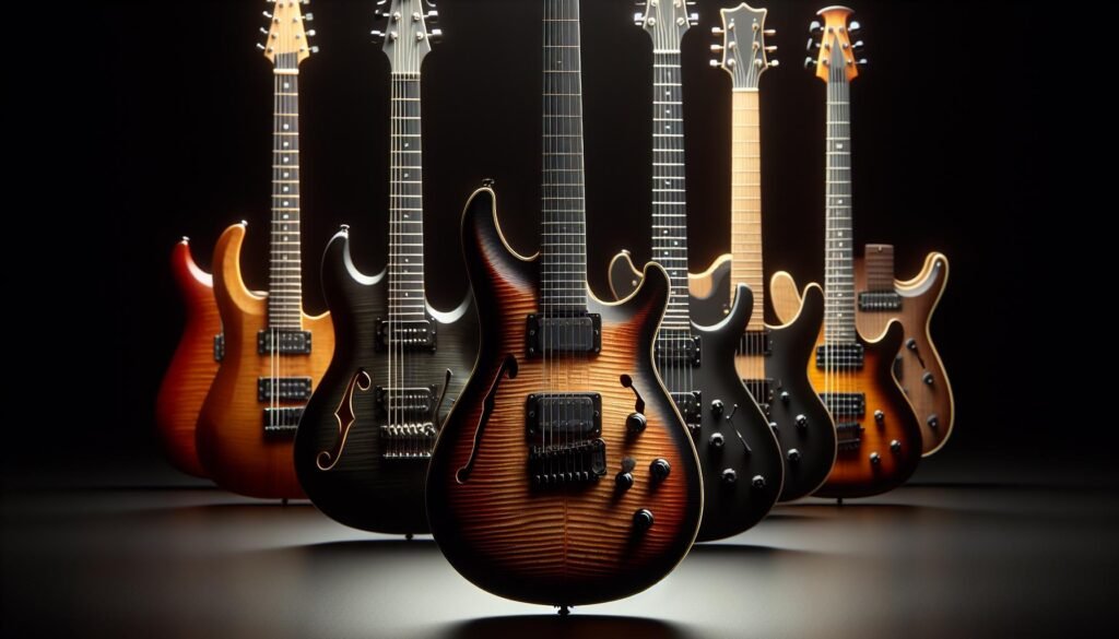 Les modèles de guitares électriques hollow body adaptés aux genres de musique rock
