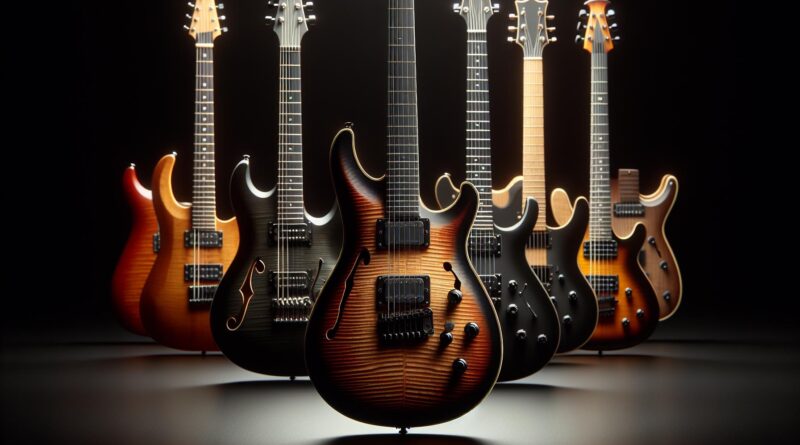 Les modèles de guitares électriques hollow body adaptés aux genres de musique rock