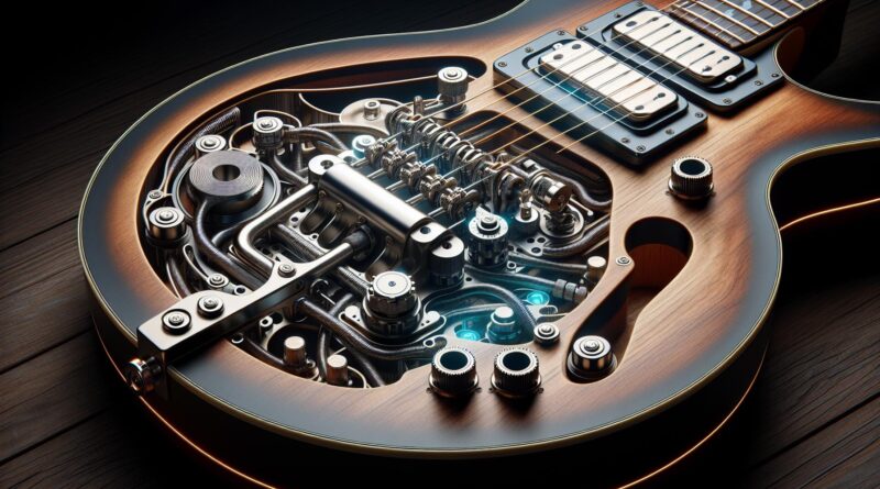 Les guitares électriques hollow body avec un système de réglage sans outil pratique