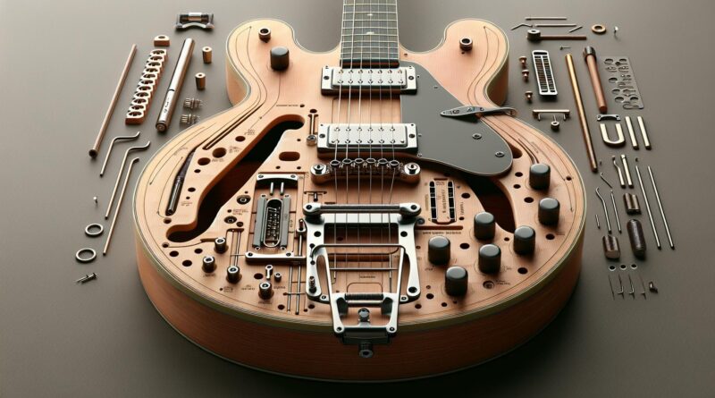 Les caractéristiques à rechercher pour une guitare électrique hollow body adaptée au style rock alternatif