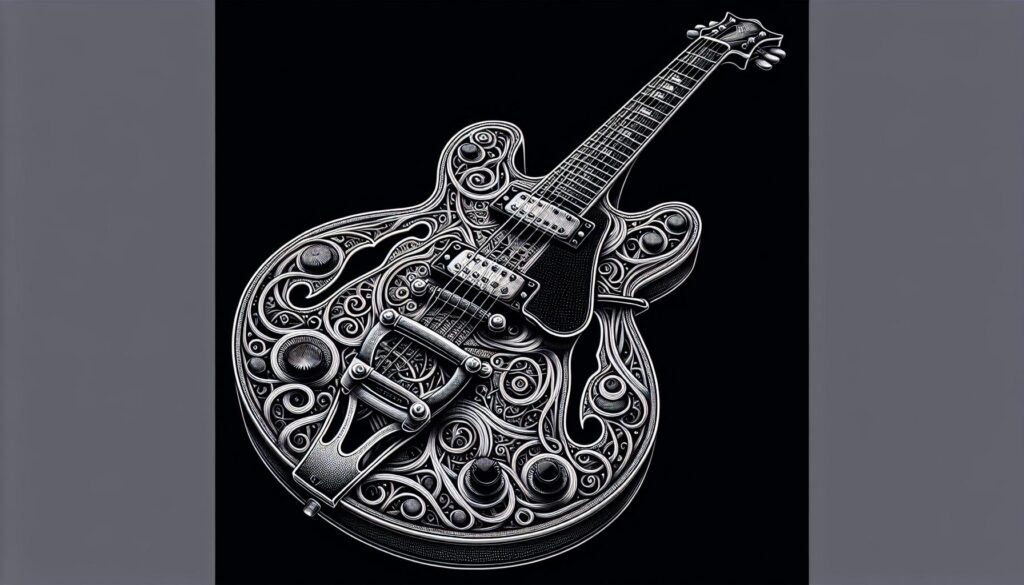 Les caractéristiques à rechercher pour une guitare électrique hollow body adaptée au style punk rock