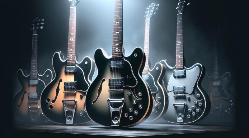 Les guitares électriques hollow body pour les musiciens qui aiment les sonorités britpop