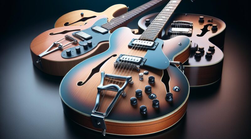 Les modèles de guitares électriques hollow body adaptés aux genres de musique indie rock