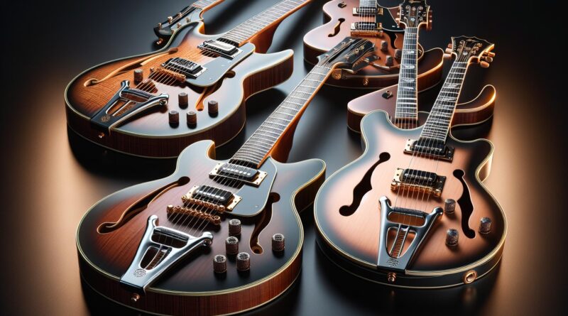 Les modèles de guitares électriques hollow body pour les amateurs de sonorités rétro des années 2000