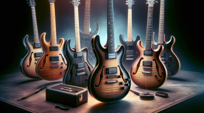 Les guitares électriques hollow body pour les musiciens qui jouent principalement en accordage drop D