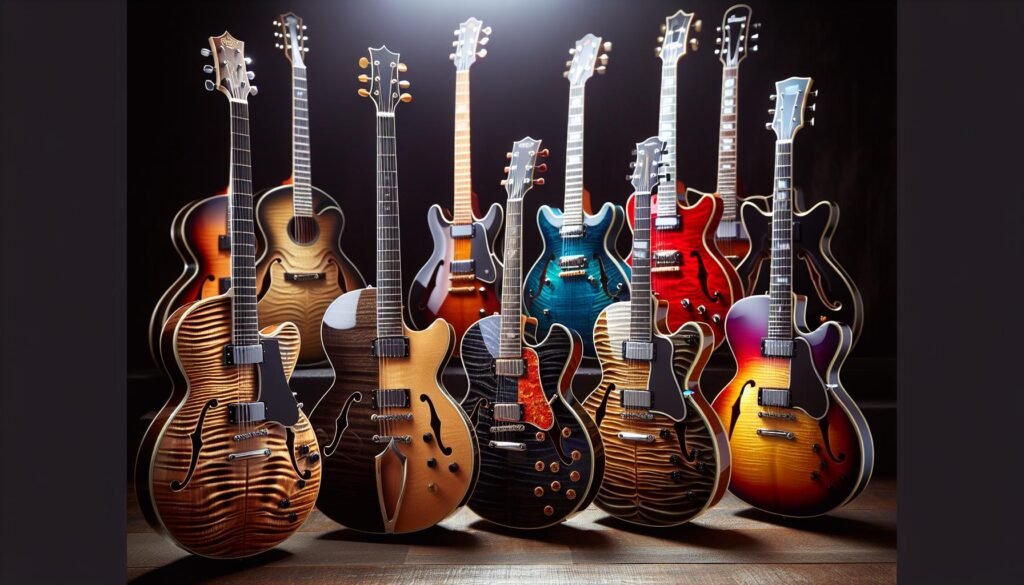 Comparatif des finitions des guitares semi hollow body : laques, vernis et plus