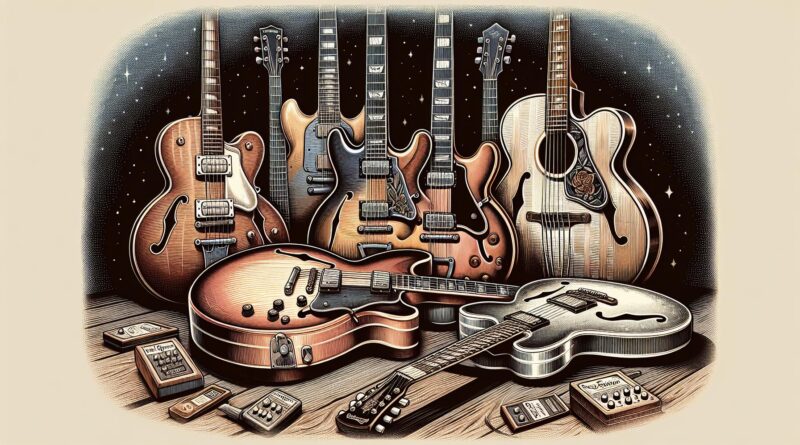 Guitares semi hollow body : comment choisir le bon modèle pour son budget