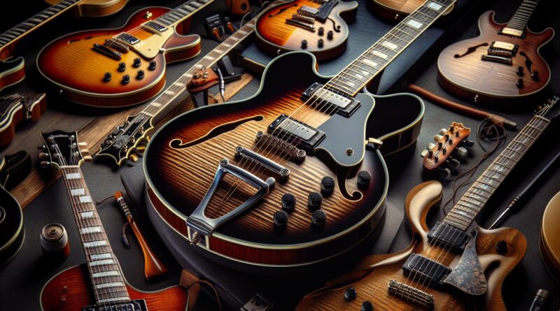 Les meilleures guitares semi hollow body pour jouer en live