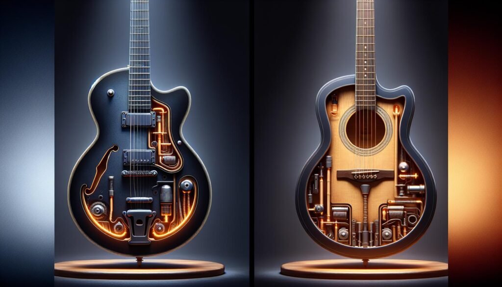 Comment choisir entre une guitare semi hollow body et une guitare full hollow body