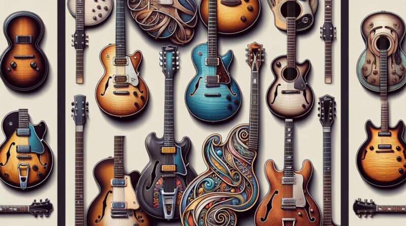 Comparatif des guitares semi hollow body pour musiciens avancés