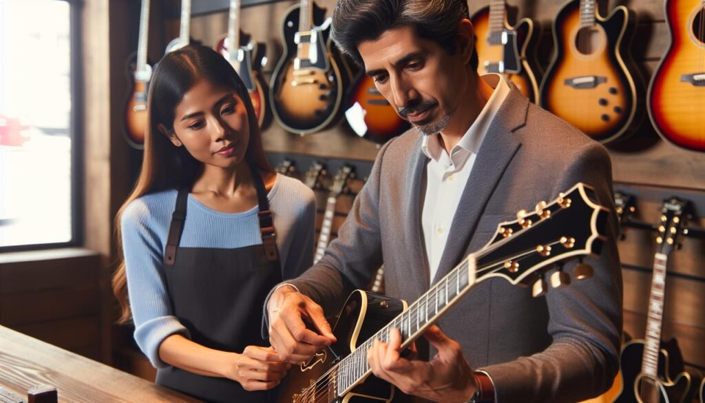 Comment tester une guitare semi hollow body en magasin