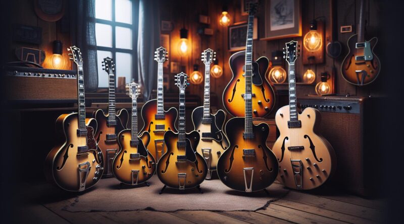 Guitares semi hollow body : notre sélection pour les petits espaces