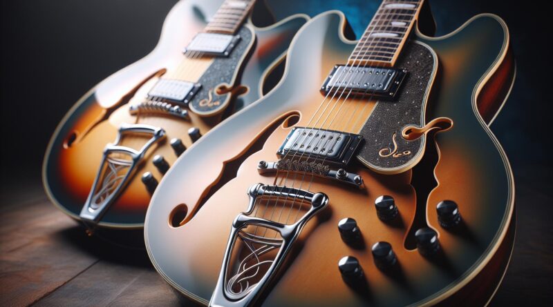 Les meilleures guitares semi hollow body pour le fingerpicking